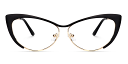 Ellen Cateye Black Glasses