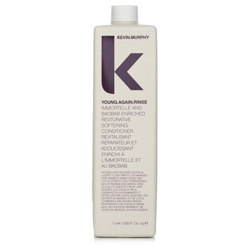 Kevin.MurphyYoung.Again.Rinse (Immortelle and Baobab Infused Restorative Softening Conditioner - To Dry, Brittle or Damaged Hair) 1000ml/33.8oz