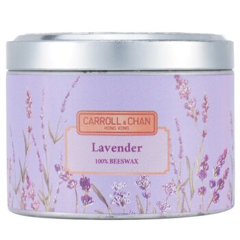 Carroll & Chan100% Beeswax Tin Candle - Lavender (8x6) cm