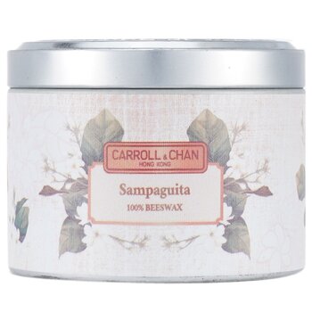 Carroll & Chan100% Beeswax Tin Candle - Sampaguita (8x6) cm