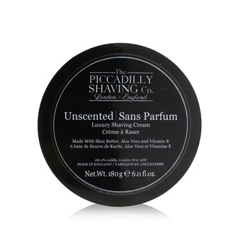 The Piccadilly Shaving Co.Unscented Luxury Shaving Cream 180g/6oz