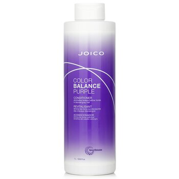 JoicoColor Balance Purple Conditioner (Eliminates Brassy/Yellow Tones on Blonde/Gray Hair) 1000ml/33.8oz