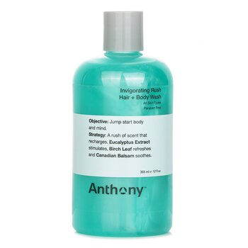 AnthonyInvigorating Rush Hair & Body Wash (All Skin Types) 355ml/12oz