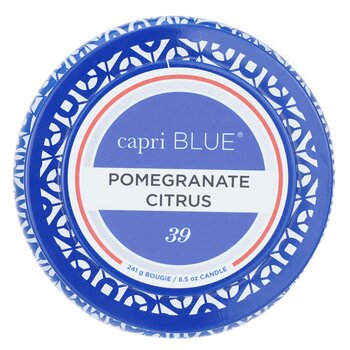 Capri BluePrinted Travel Tin Candle - Pomegranate Citrus 241g/8.5oz