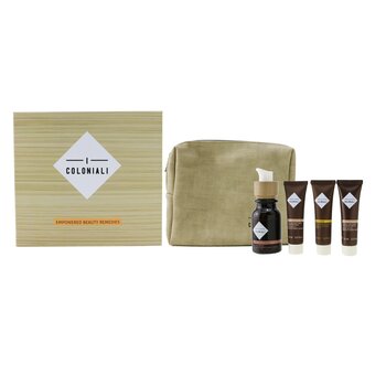 I ColonialiThe Potion Of Perfection Set With Pouch: 1x Hydra Brightening - Firming Serum - 30ml/1oz + 1x Hydra Brightening Pure Radiance Rich Cleansin