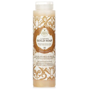 Nesti Dante60 Anniversary Luxury Gold Soap With Gold Leaf - 23K Gold Liquid Soap (Limited Edition) 300ml/10.2oz