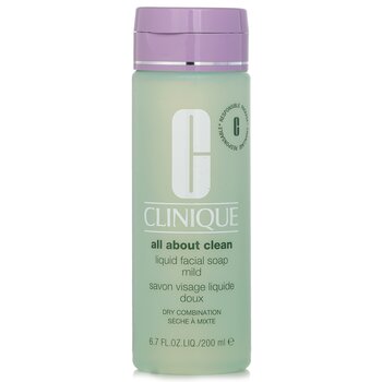 CliniqueAll About Clean Liquid Facial Soap Mild - Dry Combination Skin 200ml/6.7oz