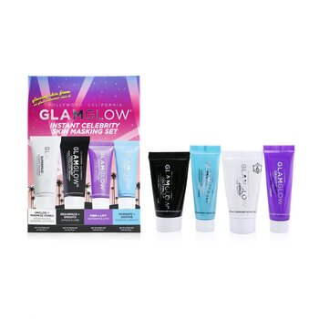 GlamglowInstant Celebrity Skin Masking Set: 1x Supermud Clearing Treatment - 15g/0.5oz + 1x Youthmud Glow Stimulating Treatment - 15g/0.5oz + 1x Thris