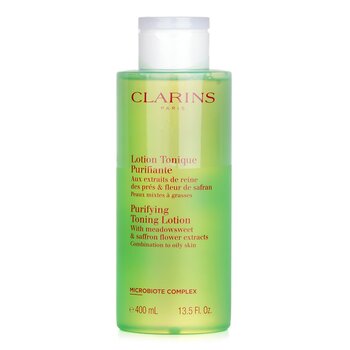 ClarinsPurifying Toning Lotion with Meadowsweet & Saffron Flower Extracts - Combination to Oily Skin 400ml/13.5oz