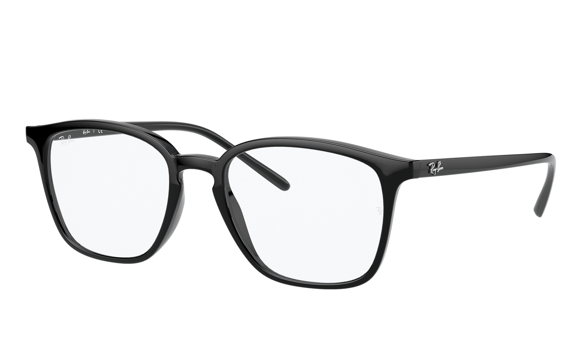 Ray-Ban Unisex Rx7185 Black Size: Small