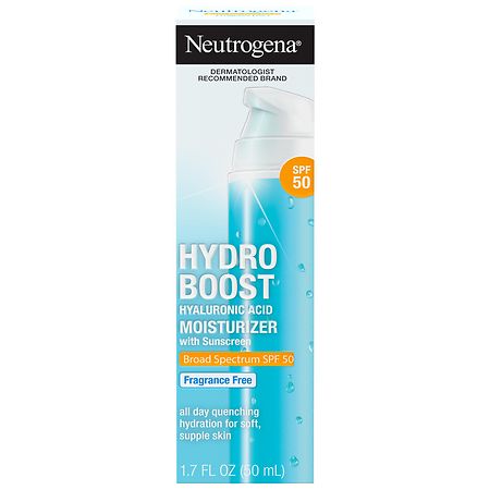 Neutrogena Hydro Boost SPF 50 Hyaluronic Acid Moisturizer - 1.7 fl oz