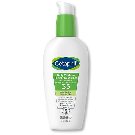 Cetaphil Daily Oil-free Facial Moisturizer With Sunscreen - 3.0 fl oz