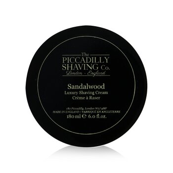 The Piccadilly Shaving Co.Sandalwood Luxury Shaving Cream 180g/6oz