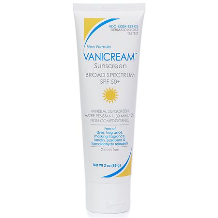 Vanicream Broad Spectrum Sunscreen SPF 50 - 3.0 OZ