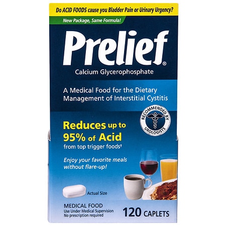 Prelief Acid Reducer Caplets, Dietary Supplement - 120.0 ea