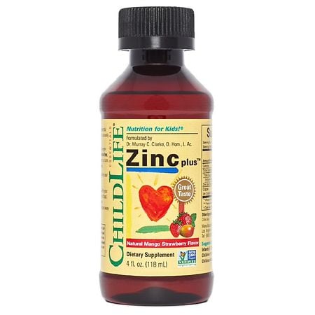 ChildLife Zinc Plus Natural Mango Strawberry - 4.0 fl oz