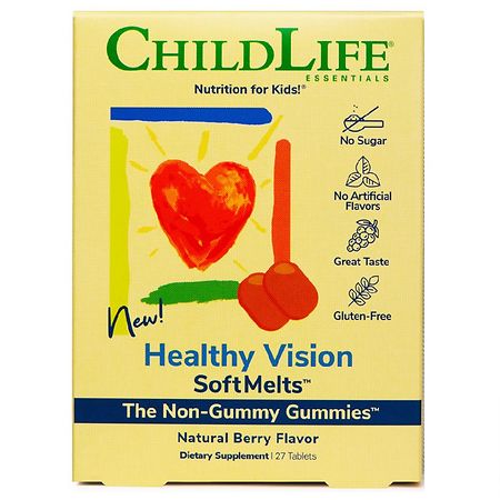 ChildLife Healthy Vision SoftMelts Berry - 27.0 ea