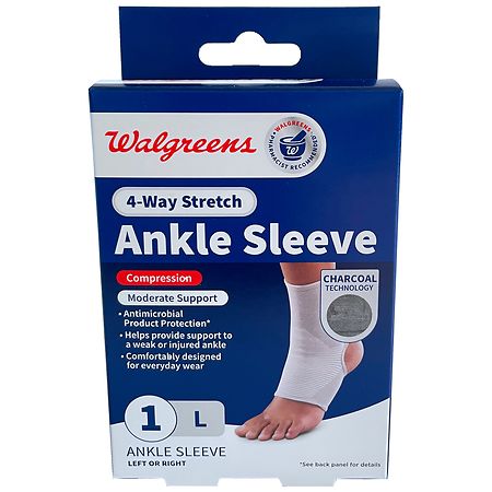 Walgreens 4-Way Stretch Ankle Sleeve Large - 1.0 ea