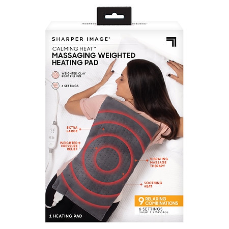 As Seen On TV Calming Heat Massaging Weighted Heating Pad - 1.0 ea