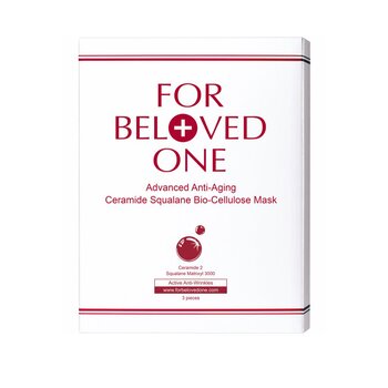 For Beloved OneAdvanced Anti-Aging - Ceramide Squalane Bio-Cellulose Mask 3sheets