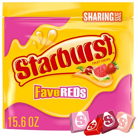 Starburst Chewy Candy Sharing Size Fave Reds - 15.6 oz