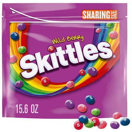 Skittles Sharing Size Candy Wild Berry - 15.6 oz
