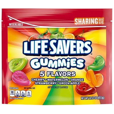LifeSavers Gummies 5 Flavors Candy, Sharing Size - 14.5 oz