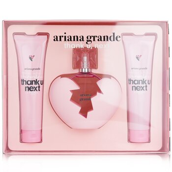 Ariana GrandeThank U Next Coffret: Eau De Parfum Spray 100ml/3.4oz + Body Souffle 100ml/3.4oz + Bath And Shower Gel 100ml/3.4oz 3pcs
