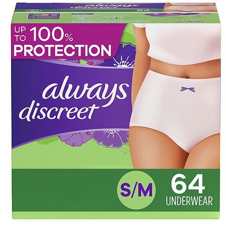 Always Discreet Adult Incontinence Underwear - Small/Medium 32.0 ea x 2 pack