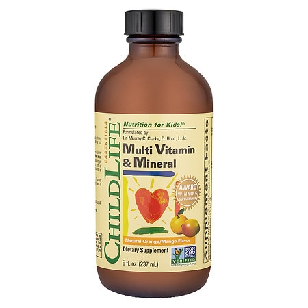 ChildLife Multi Vitamin & Mineral Liquid Orange/Mango - 8.0 fl oz