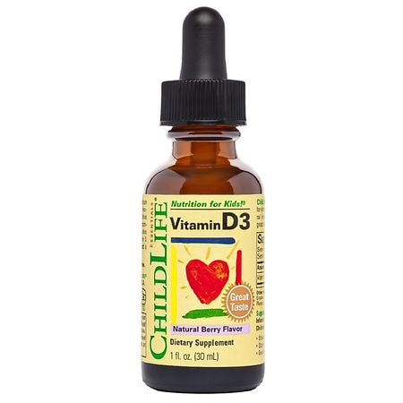 ChildLife Vitamin D3 Liquid Natural Berry - 1.0 fl oz