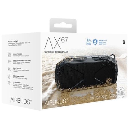 Airbuds AX67 Waterproof Wireless Bluetooth Speaker - 1.0 ea