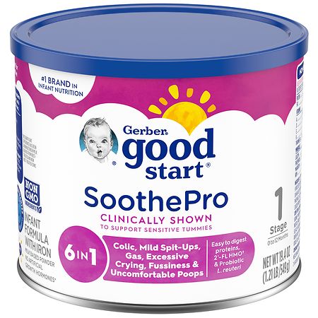 Gerber Good Start Baby Formula Powder Soothepro Stage 1 Milk formula, 19.4 OZ - 19.4 oz