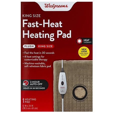 Walgreens Fast Heat Healing Pad King Size - 1.0 ea