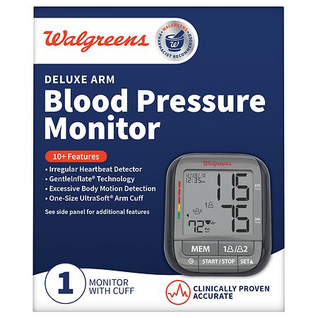 Walgreens Deluxe Arm Blood Pressure Monitor - 1.0 ea