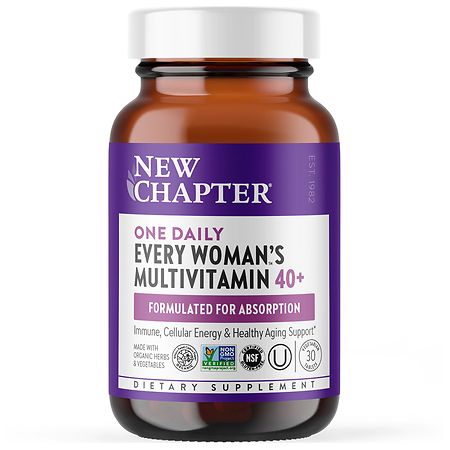 New Chapter Every Woman's One Daily 40+ Multivitamin, Vegetarian Tablets - 30.0 ea