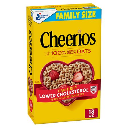 Cheerios Family Size Cereal - 18.0 oz
