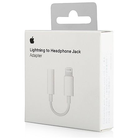 Apple Lightning To 3.5mm Headphone Adapter - 1.0 ea