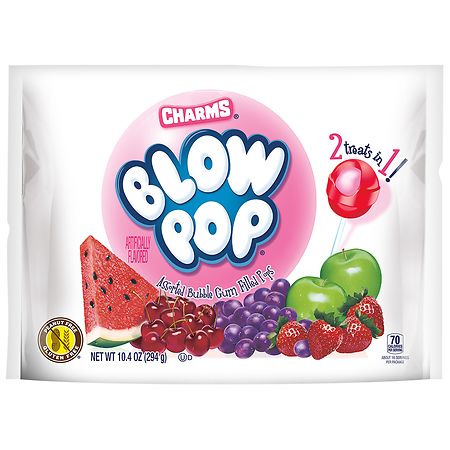 Blow Pop Gum Filled Lollipops - 10.4 oz