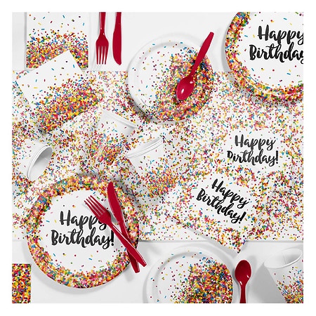 Creative Converting Confetti Sprinkles Birthday Party Kit - 1.0 ea