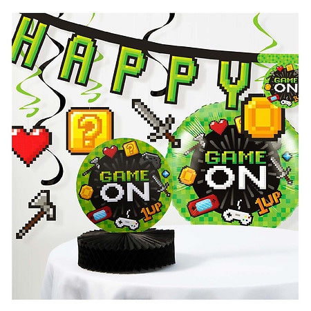 Creative Converting Video Game Party Birthday Decor Kit - 1.0 ea