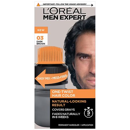 L'Oreal Paris Men's Expert One-Twist Permanent Hair Color - 1.0 set