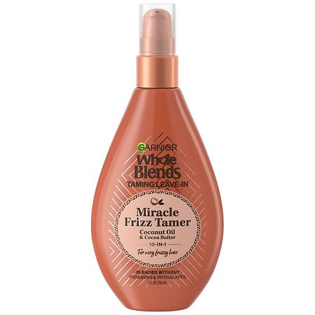 Garnier Whole Blends Miracle Frizz Tamer 10-in-1 Coconut Leave-In Treatment - 5.0 fl oz