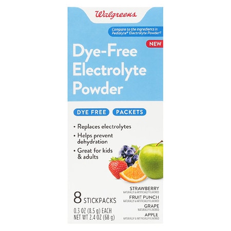Walgreens Electrolyte Powder Variety Pack - 0.3 OZ x 8 pack