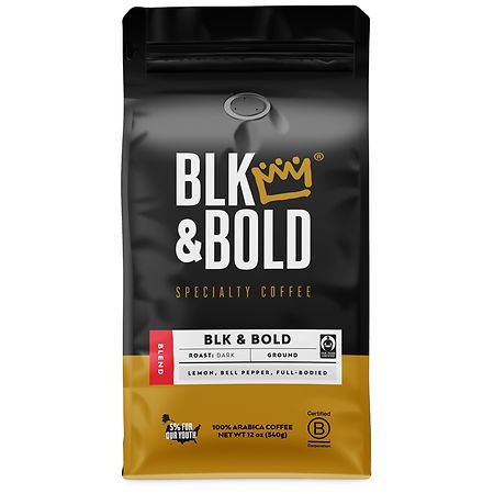 BLK & Bold Ground Coffee Dark Roast - 12.0 oz