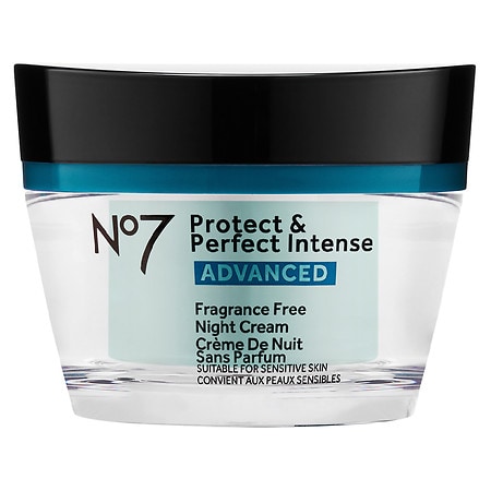 No7 Protect & Perfect Fragrance Free Night Cream - 1.69 fl oz