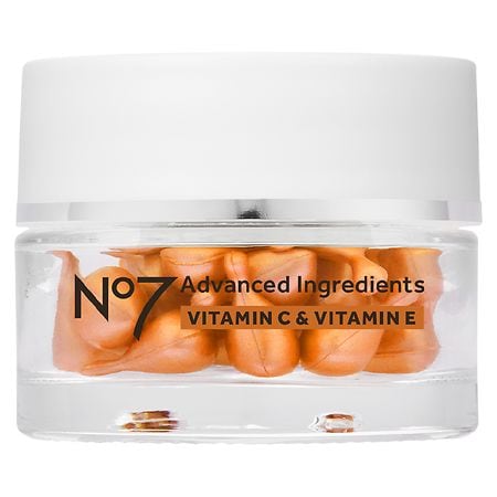 No7 Advanced Ingredients Vitamin C & Vitamin E Facial Capsules - 30.0 ea