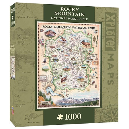 Masterpieces Puzzles Rocky Mountains 1000 Piece Puzzle - 1.0 ea