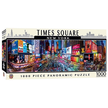 Masterpieces Puzzles Times Square NYC 1000 Piece Puzzle - 1.0 ea