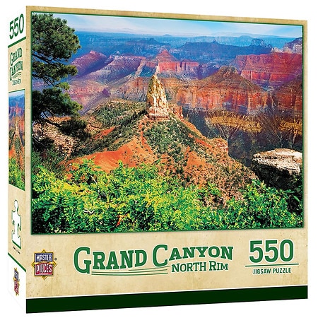 Masterpieces Puzzles Grand Canyon North Rim 550 Piece Puzzle - 1.0 ea